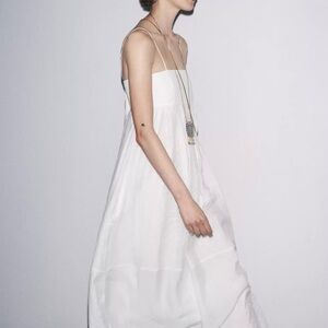 Zara Strapless White Dress New with Tags Medium